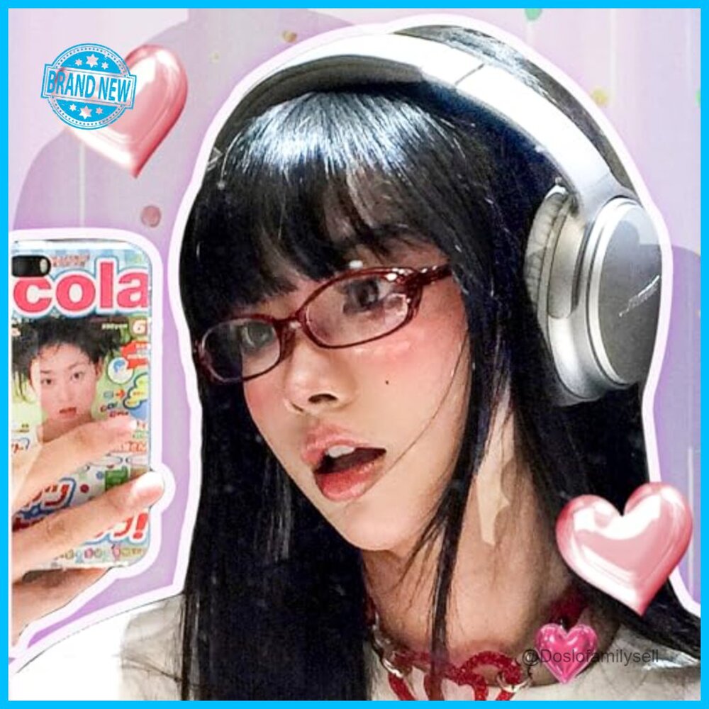 Y2K Small Rectangle Frame Blue Light Glasses Anti… - image 2